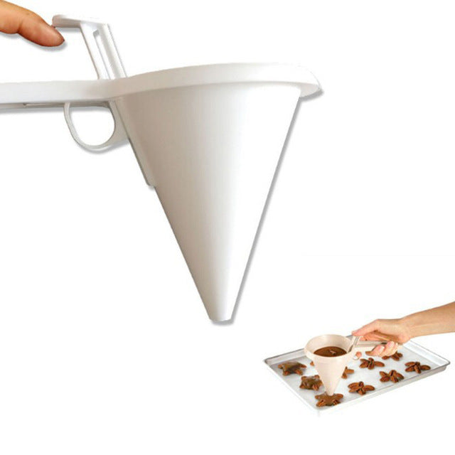 Adjustable Chocolate Funnel for Baking Cake