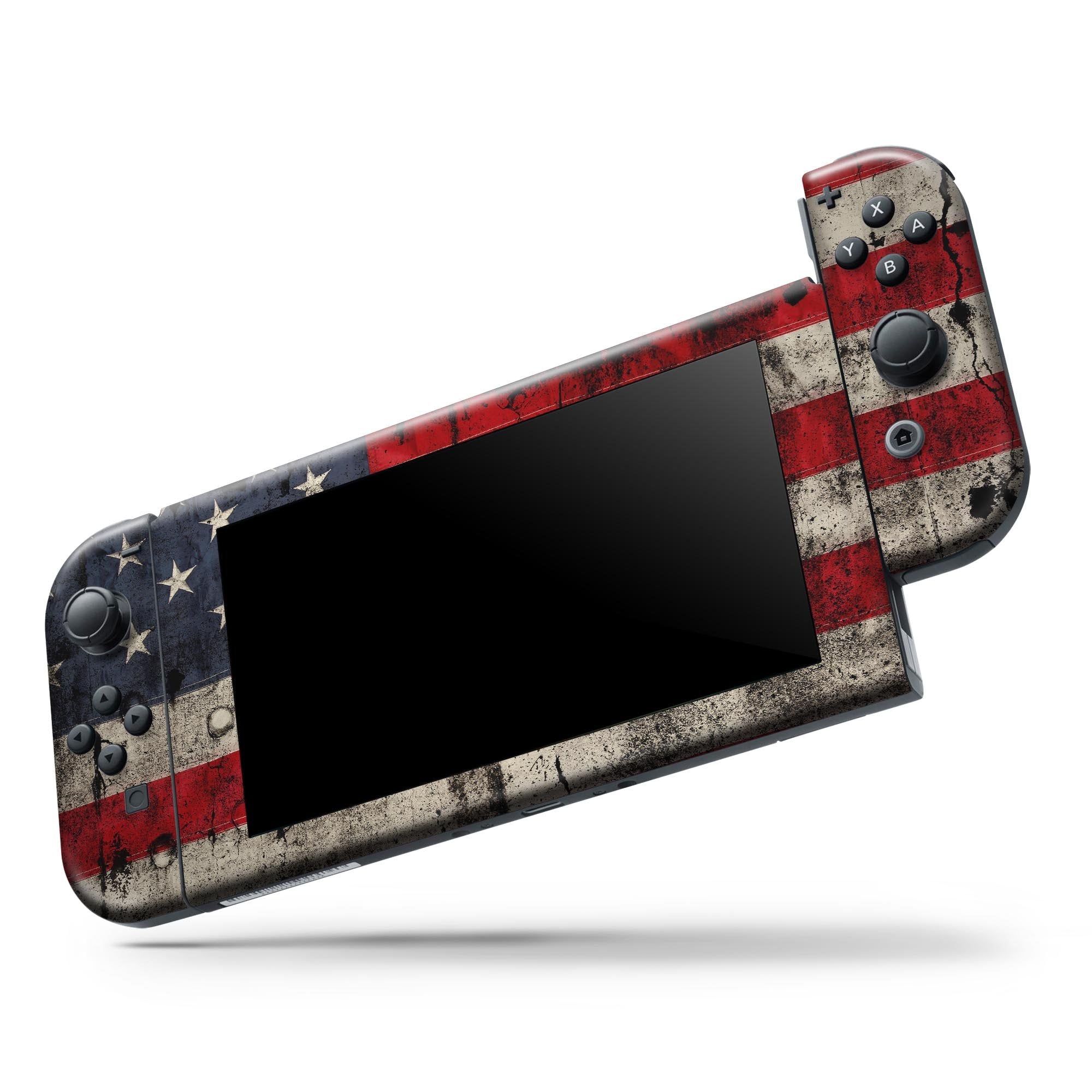 American Distressed Flag Panel - Full Body Skin Decal Wrap Kit for