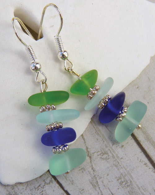 Hoodoo Beach Glass Earrings