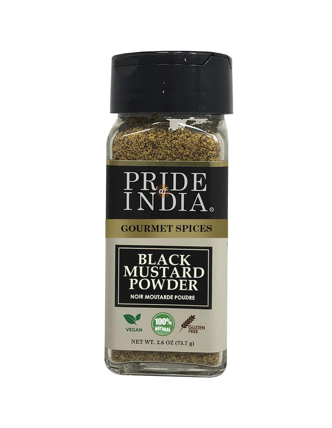 Pride of India Gourmet Spices, Black Mustard Powder