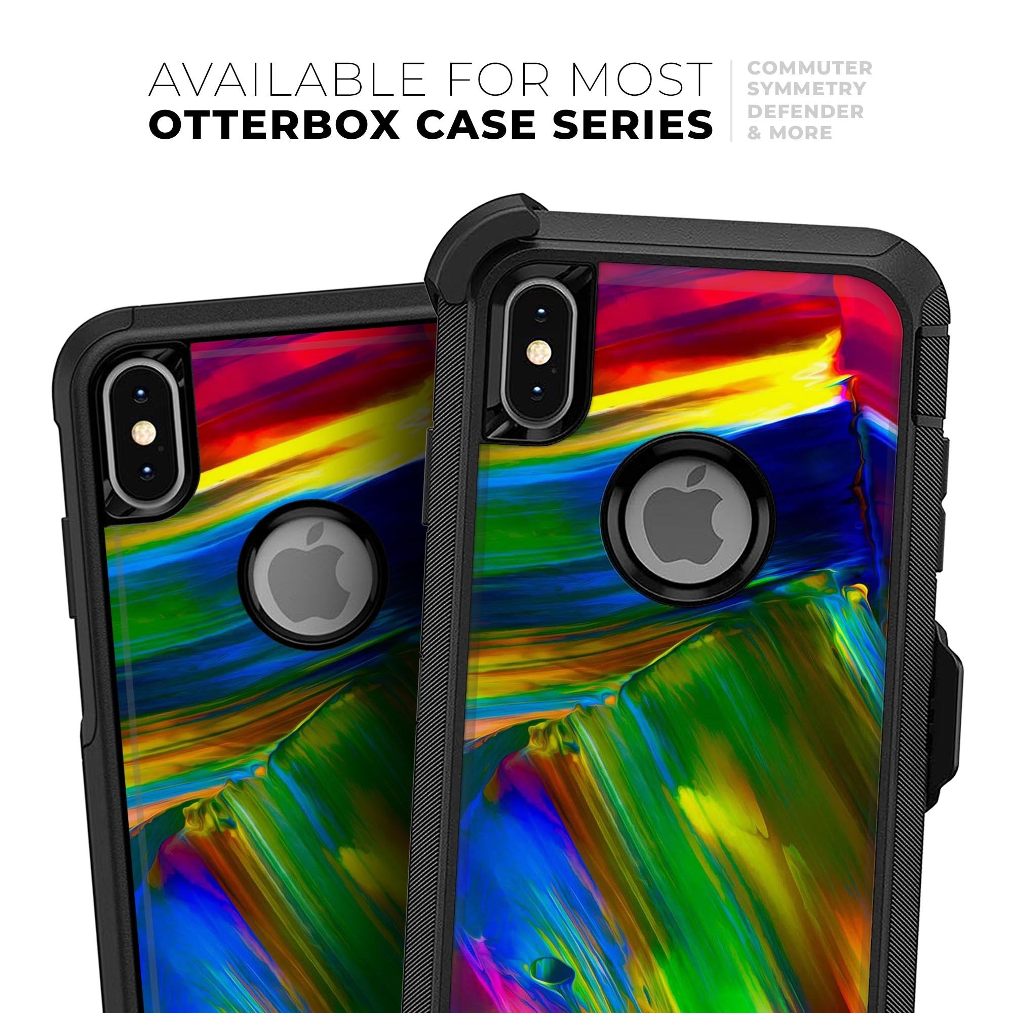 Blurred Abstract Flow V29 - Skin Kit for the iPhone OtterBox Cases