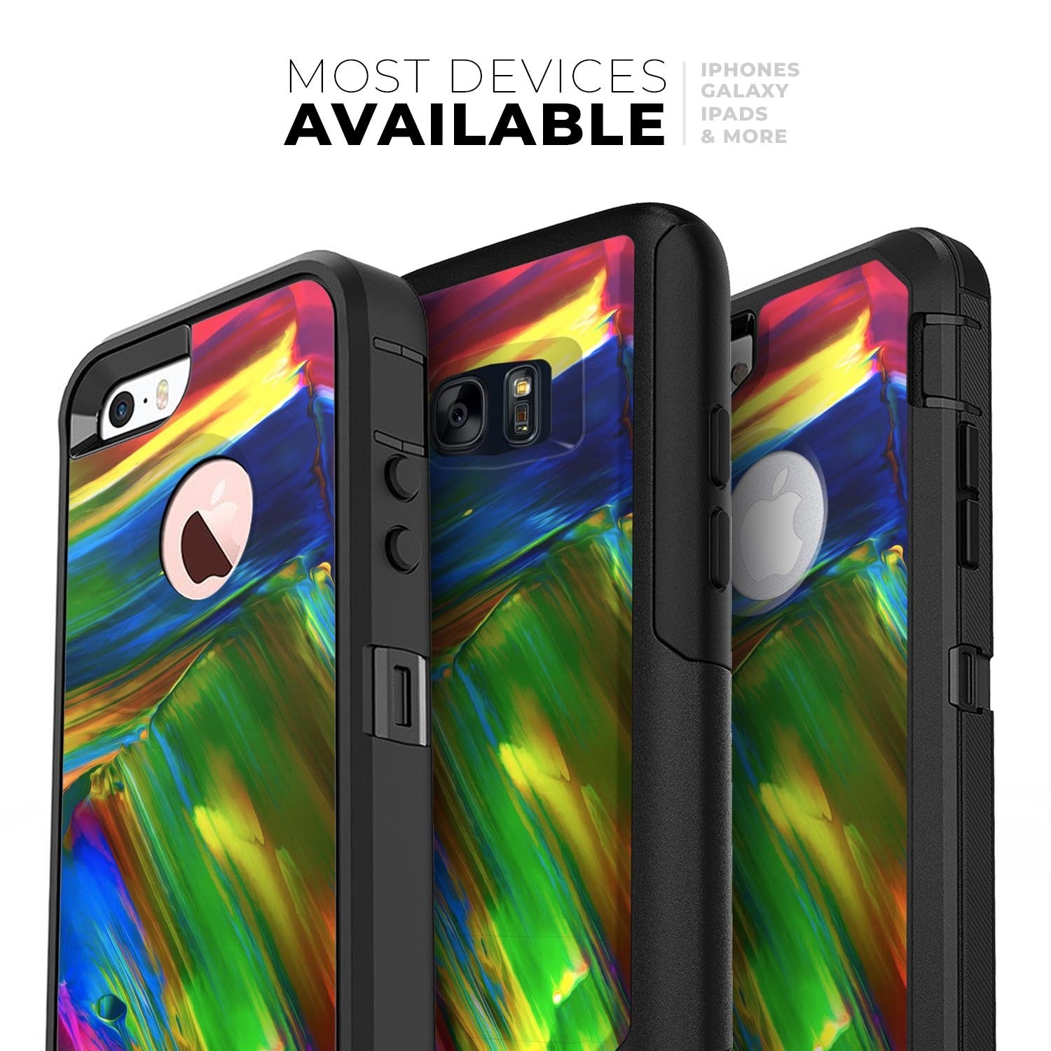 Blurred Abstract Flow V29 - Skin Kit for the iPhone OtterBox Cases