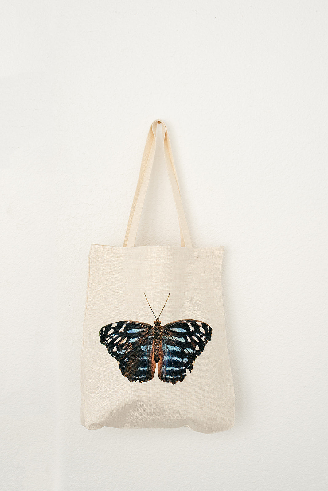 Blue Butterfly Tote, Father's Day Gift