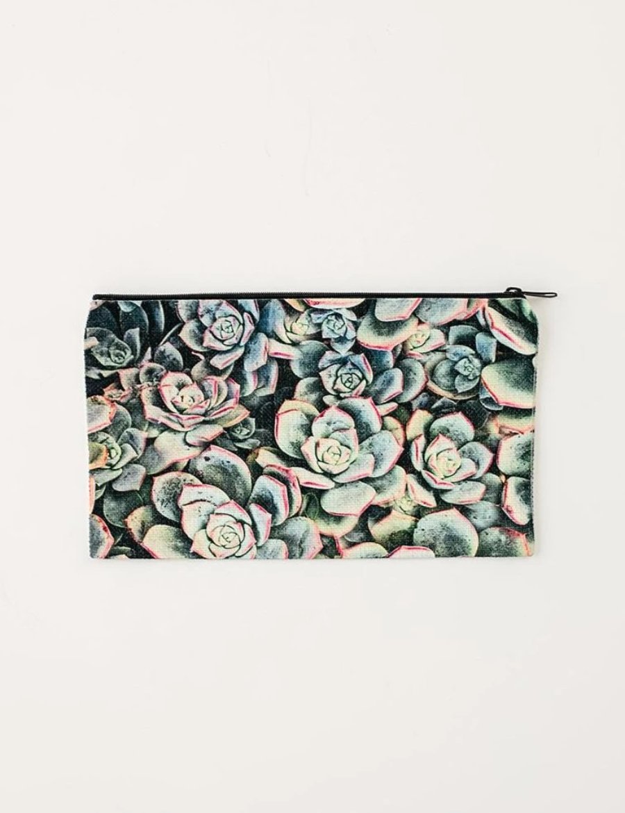 Succulent Cosmetic Pouch, Mother's Day Gift, Stocking Stuffer