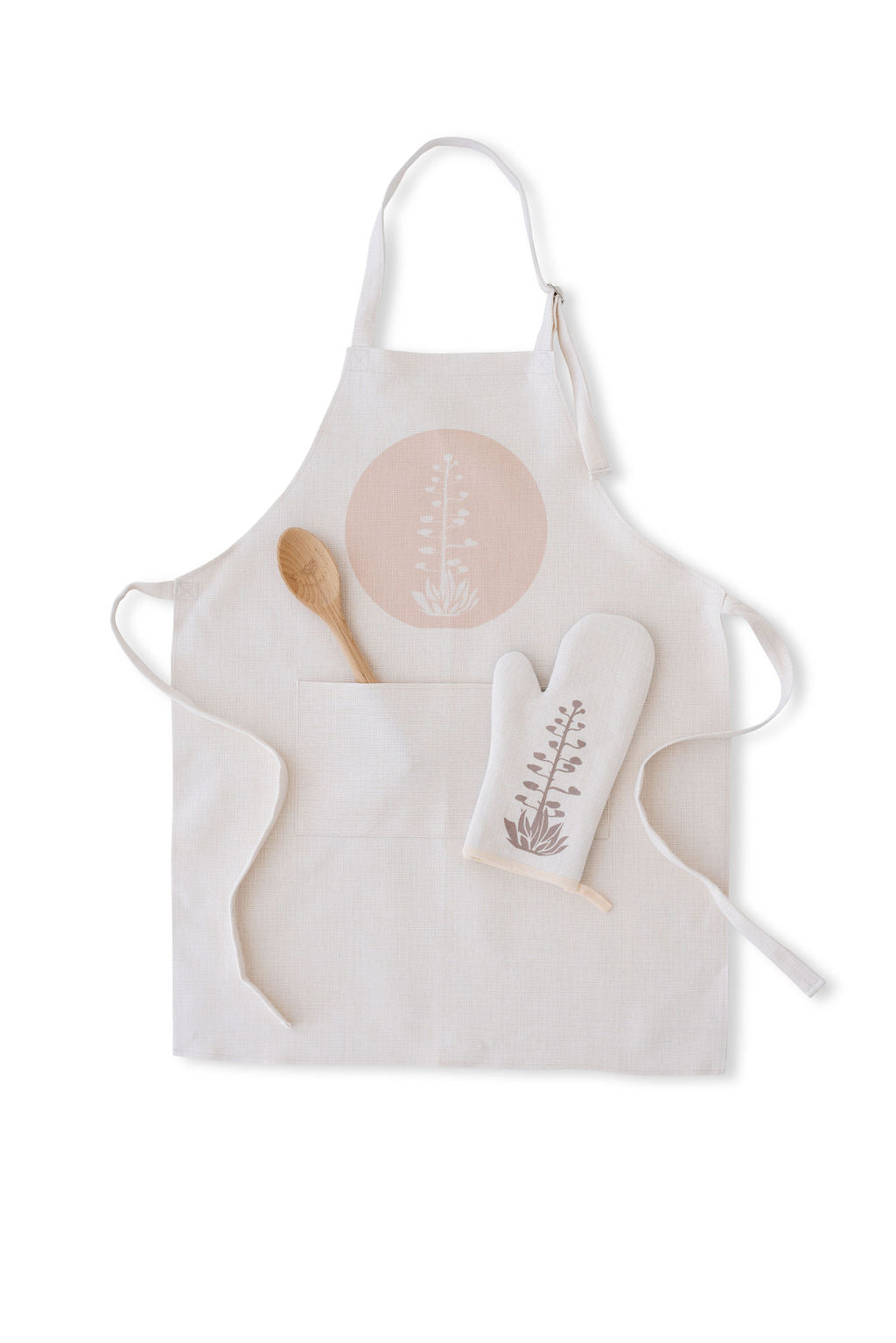 Agave Bloom Pink Apron, Father's Day Gift