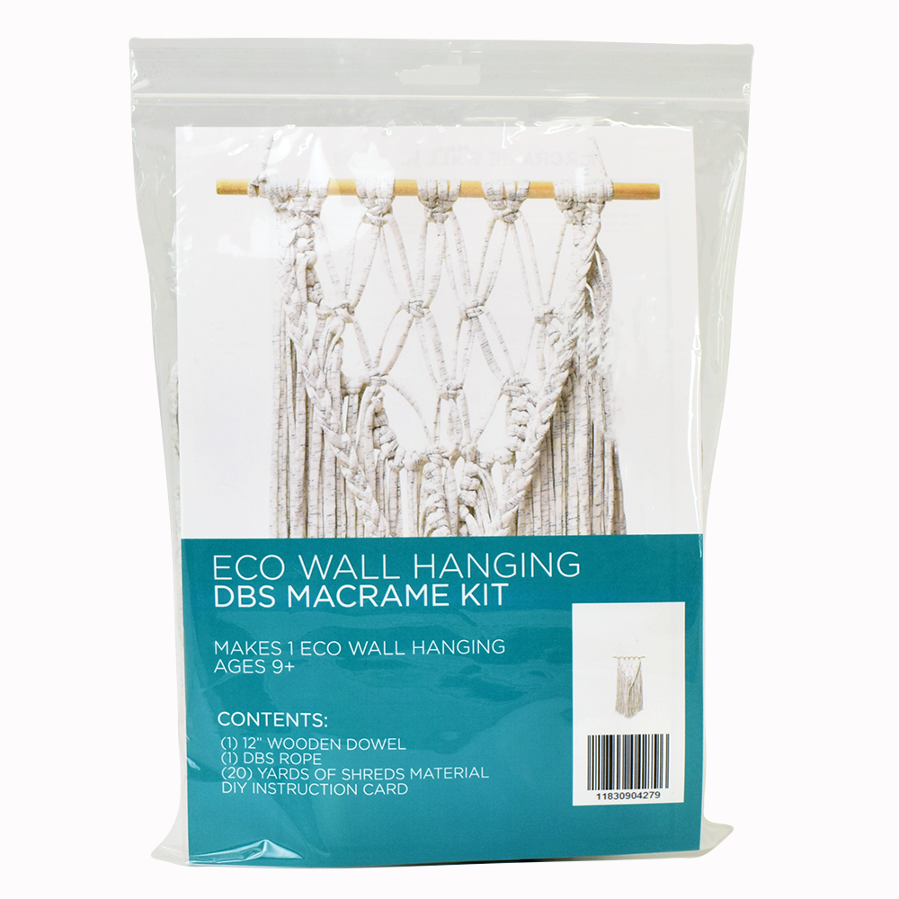 DIY Eco Macramé Wall Hanging Kit NEW