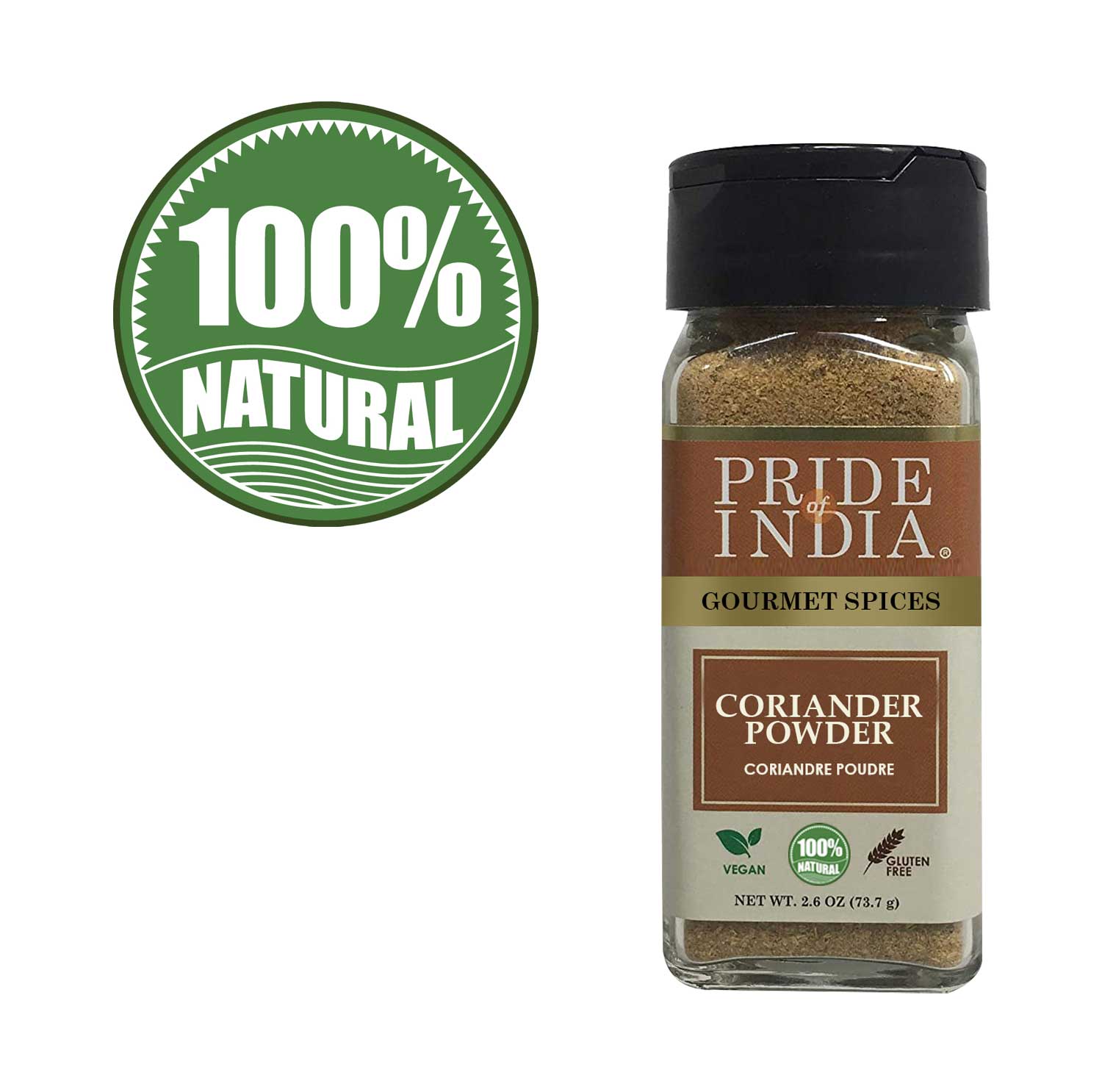 PRIDE INDIA Gourmet Coriander Seed Ground Powder