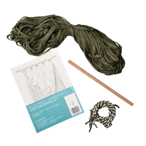 DIY Eco Macramé Wall Hanging Kit NEW