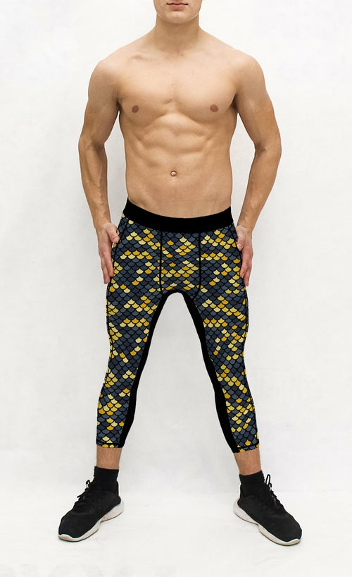 Dragon Scales Men's Pocket Tights