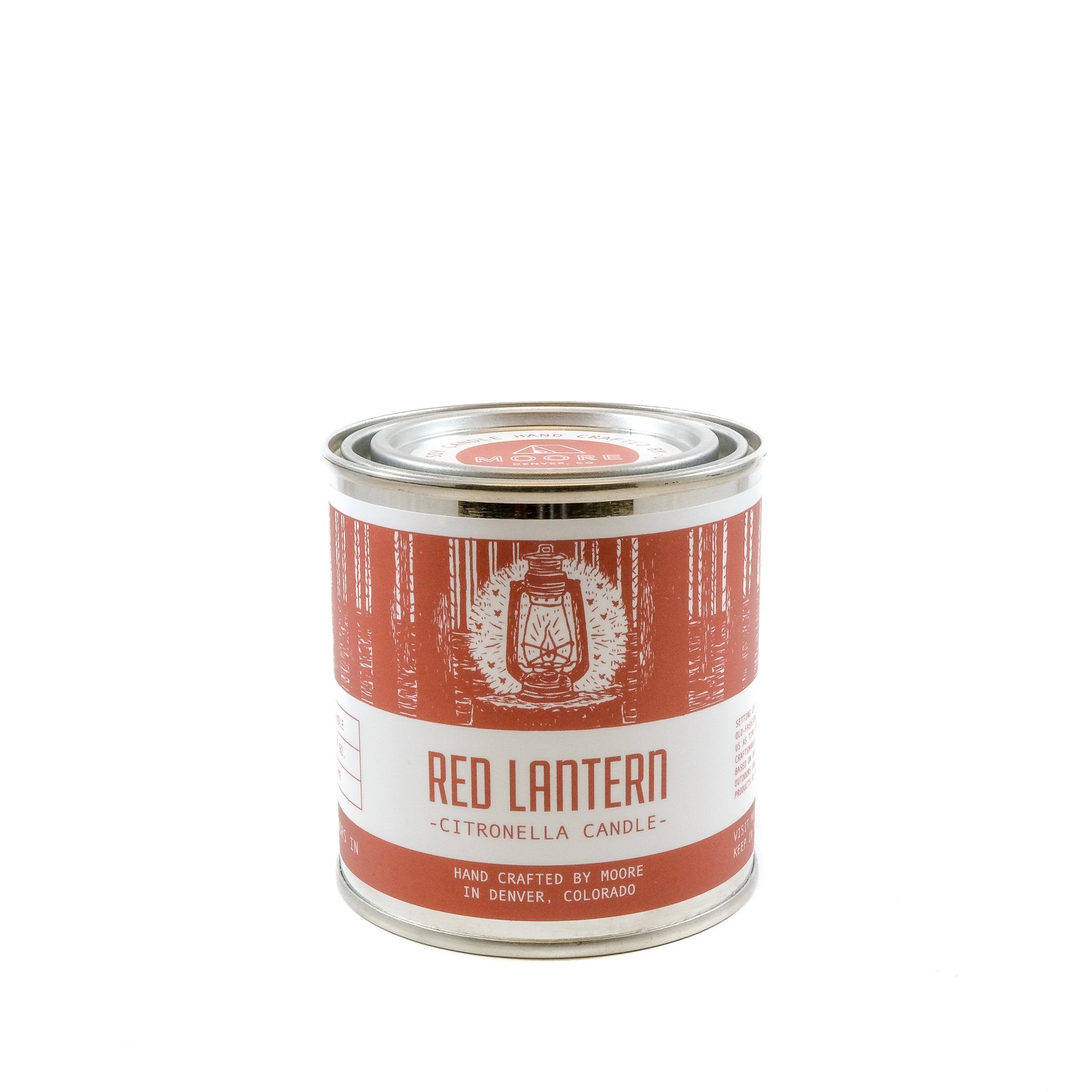 Red Lantern Citronella Candle