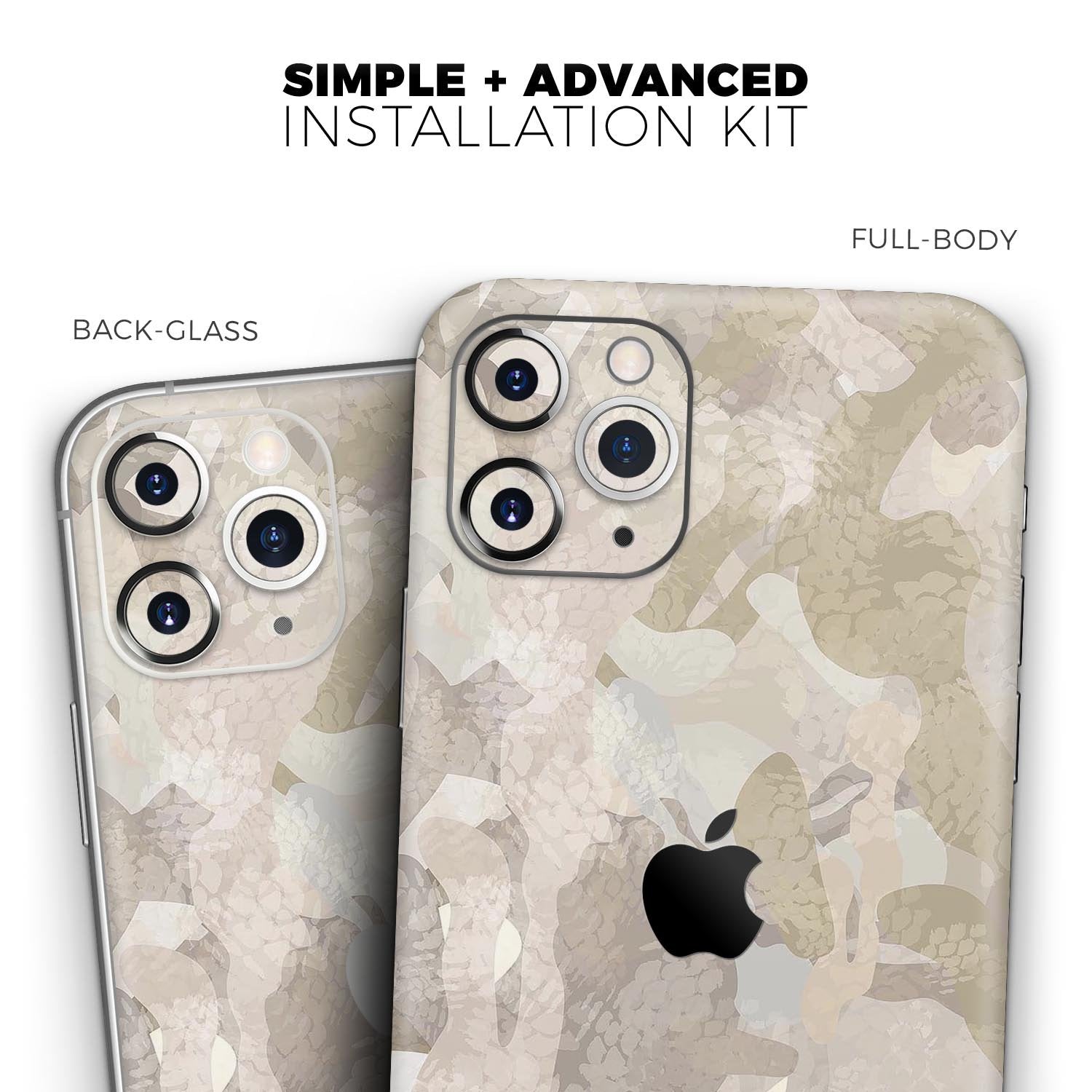 Desert Camouflage V2 - Skin-Kit compatible with the Apple iPhone 13,