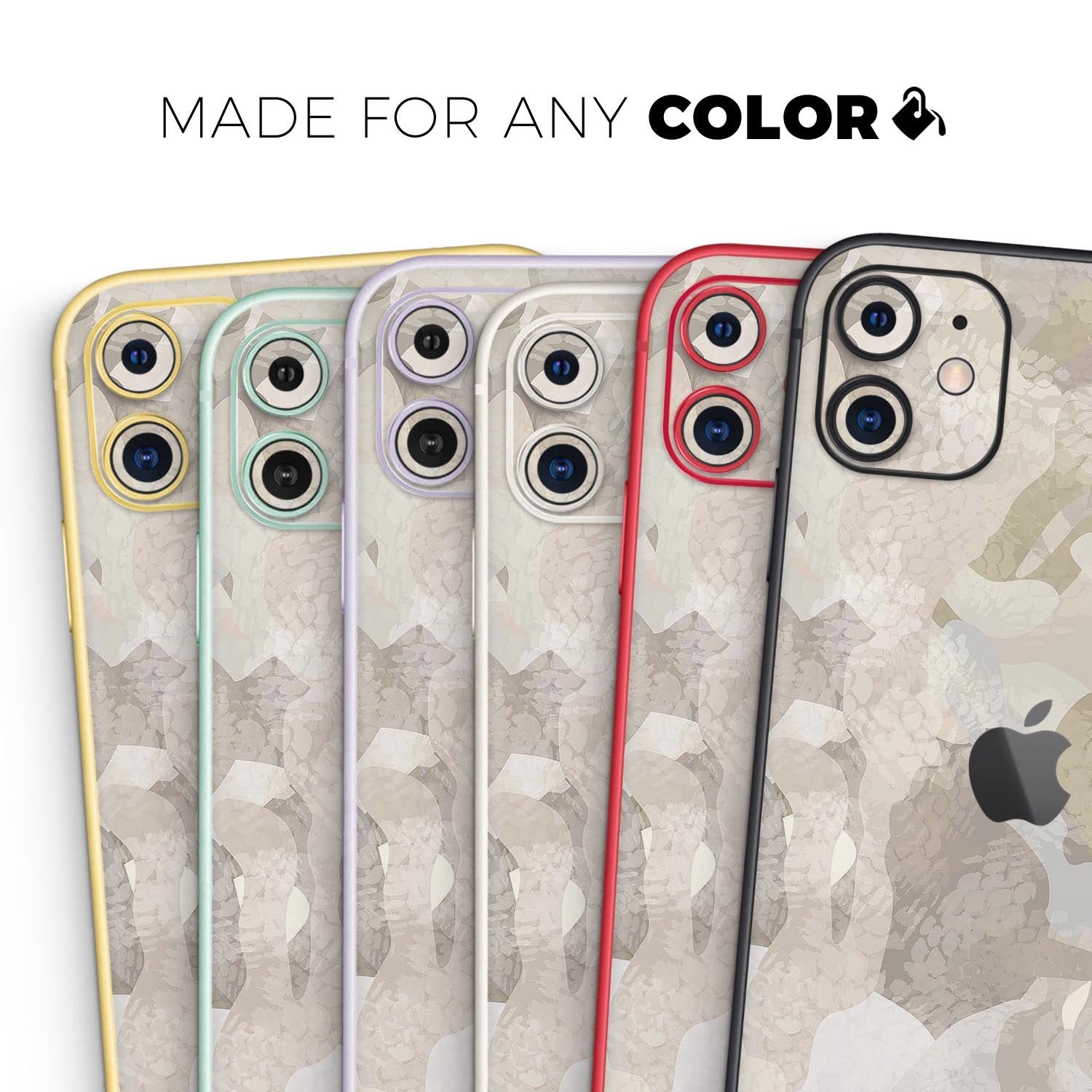 Desert Camouflage V2 - Skin-Kit compatible with the Apple iPhone 13,