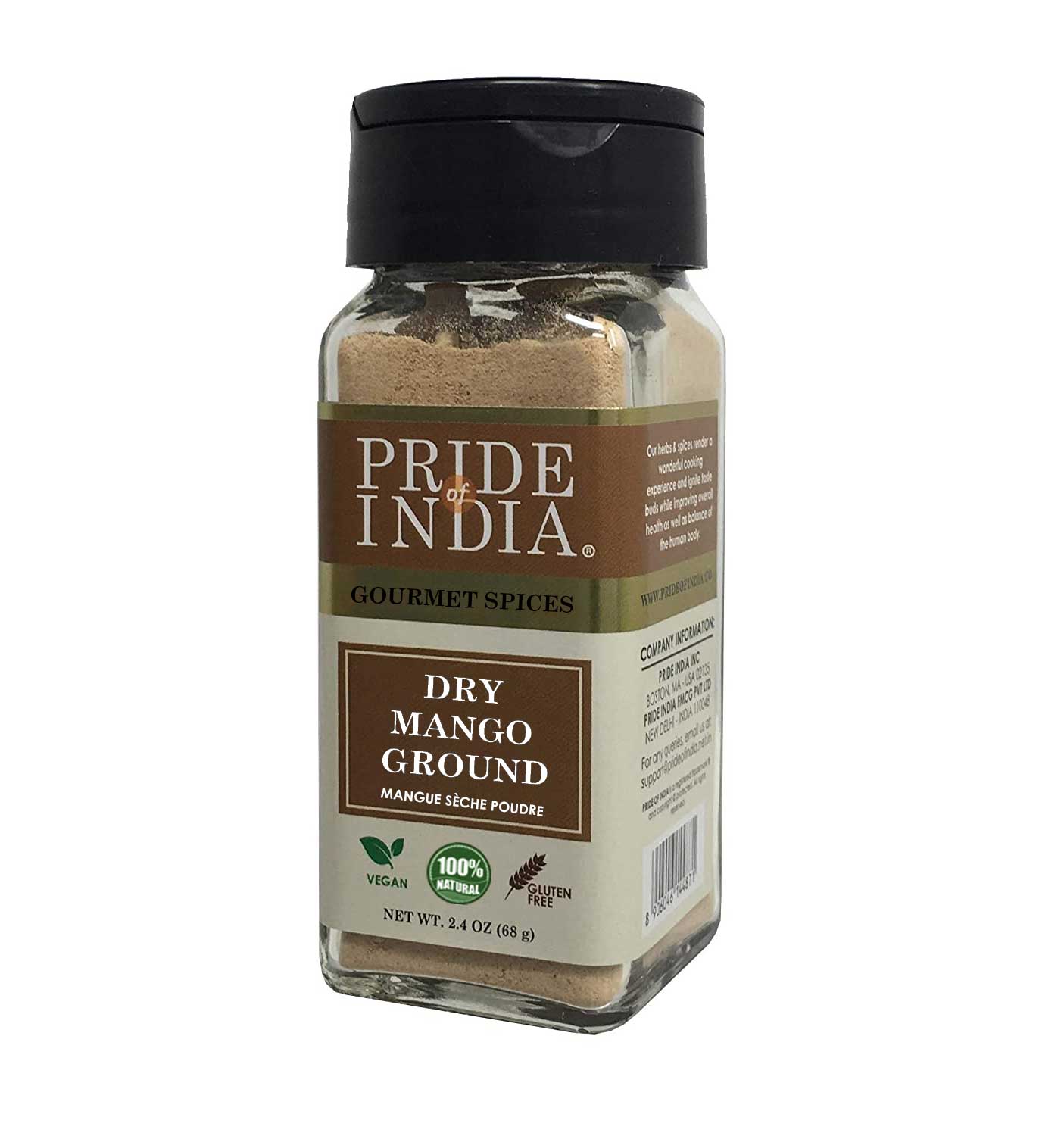 Pride of India Gourmet Dry Mango (Amchur) Ground