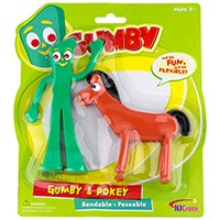 Gumby & Pokey 6" Bendable Figures Pair