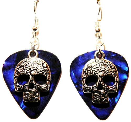 Handmade Guitar Pick Earrings | Sugarskulls