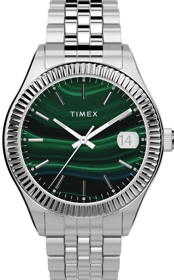 Timex TW2T87200 Waterbury Ladies Watch, Stainless Steel, Green