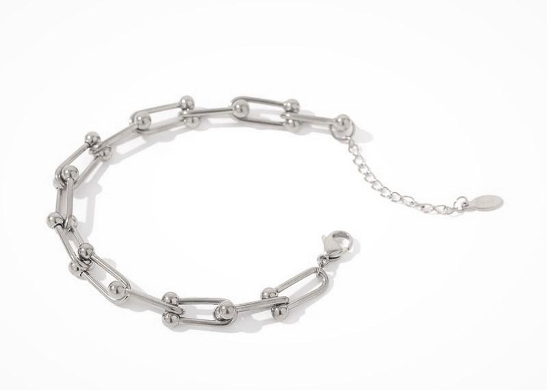 Gold Chain Link Bracelet