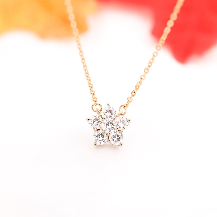 Luxury Paved AAA Cubic Zirconia Five pointe