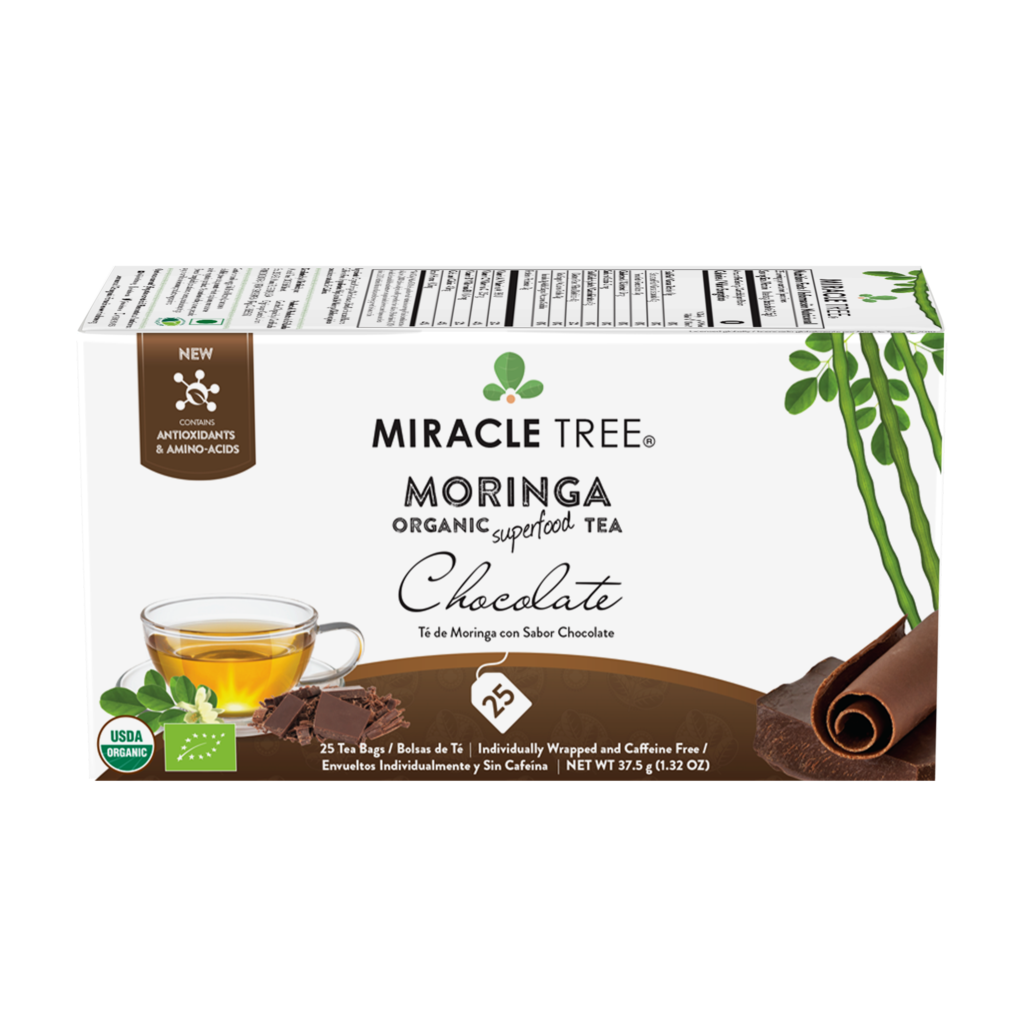 Miracle Tree's Organic Moringa Tea, Chocolate