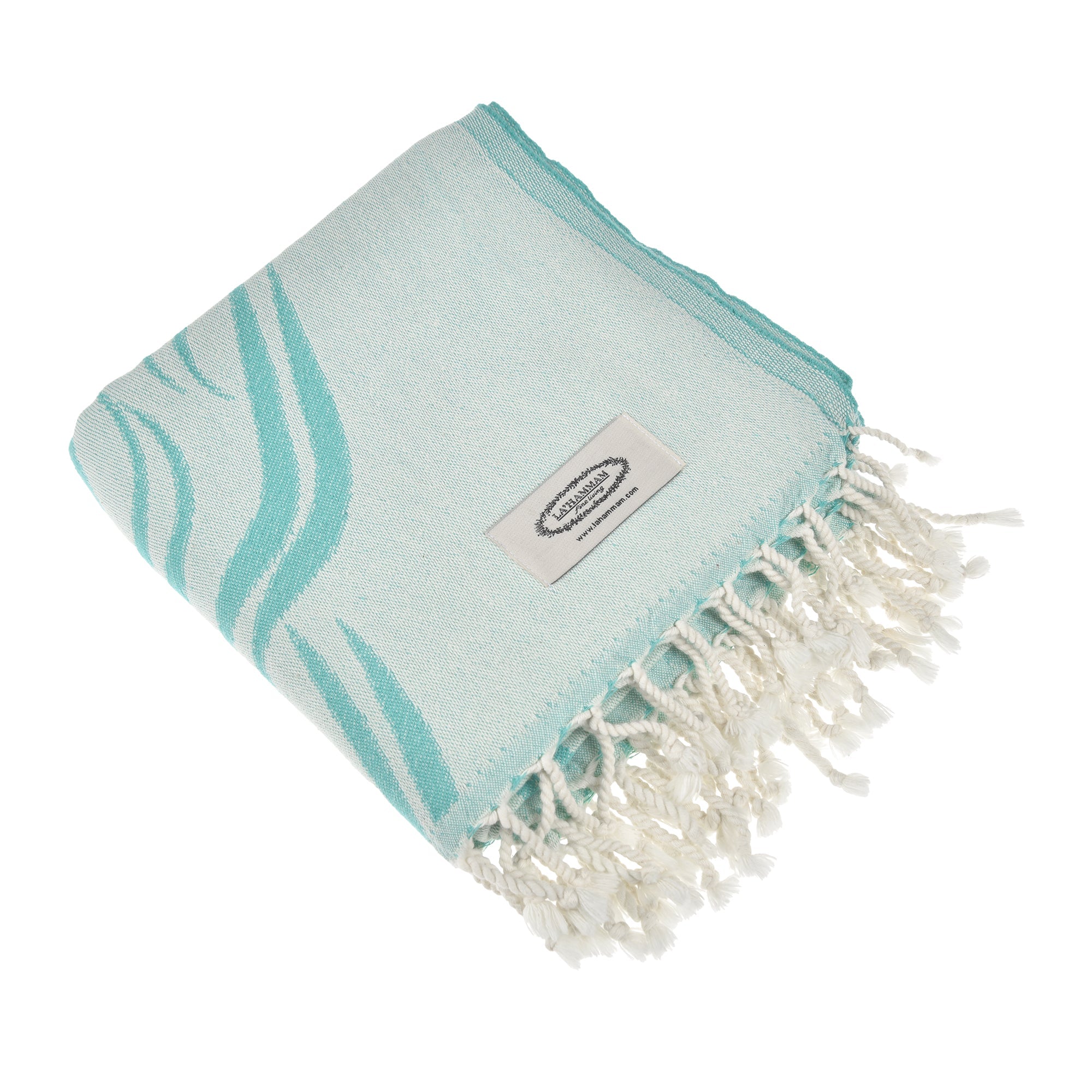 Exclusive Turquoise Turtle Peshtemal Pure Cotton Beach Towel