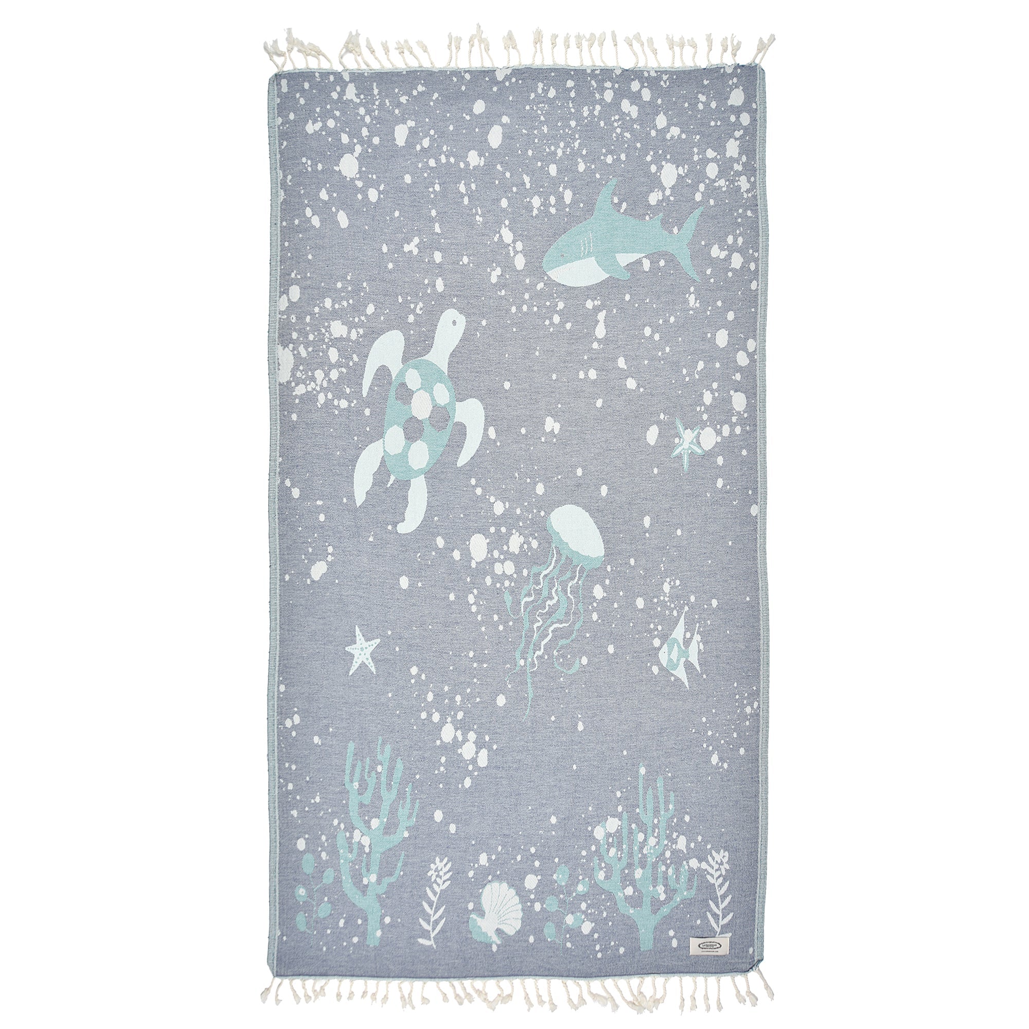 Exclusive Deep Bubbles Peshtemal Pure Cotton Beach Towel