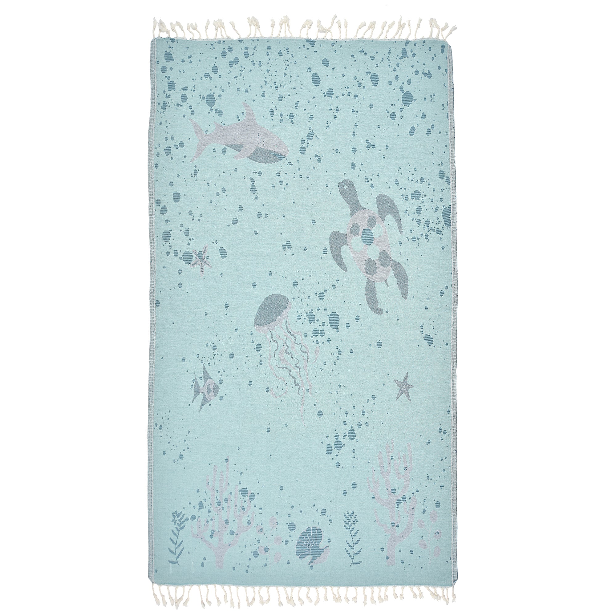 Exclusive Deep Bubbles Peshtemal Pure Cotton Beach Towel