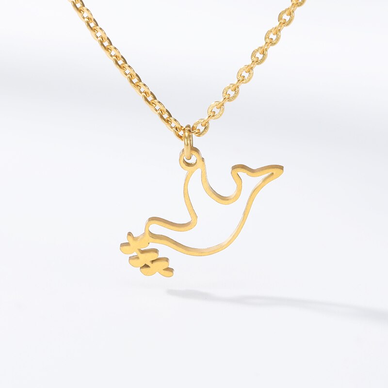 Minimalist Hollow Bird Necklaces For Women