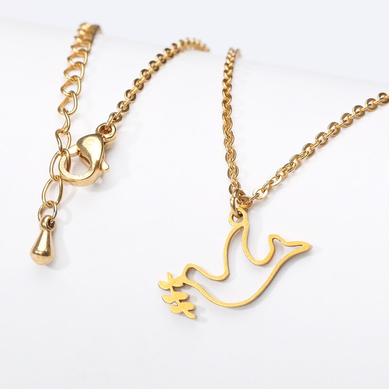 Minimalist Hollow Bird Necklaces For Women