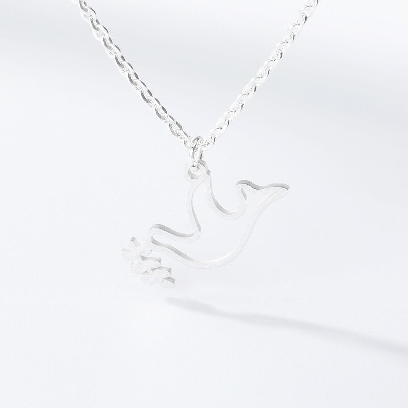 Minimalist Hollow Bird Necklaces For Women