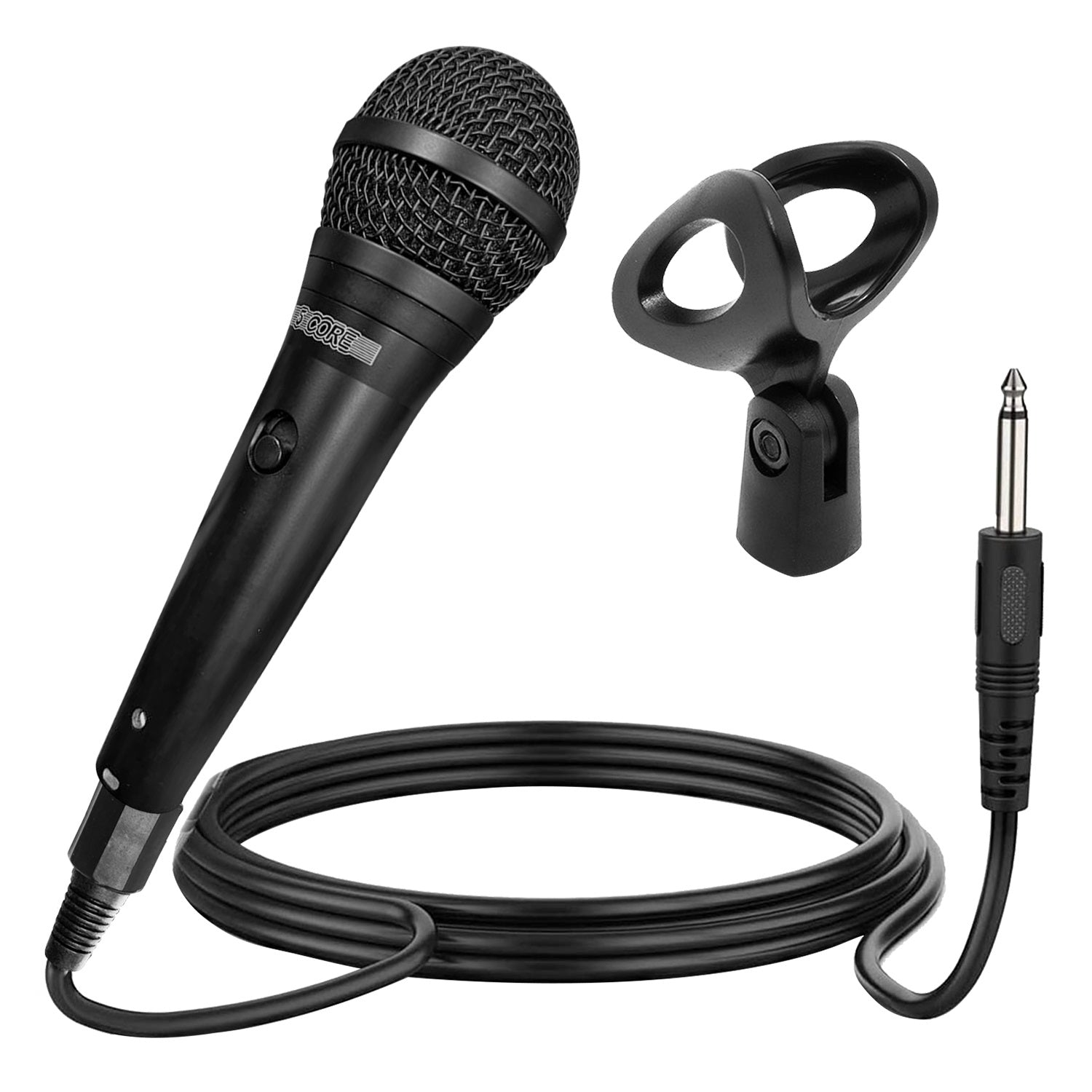 5 CORE Premium Vocal Dynamic Cardioid Handheld Microphone Neodymium, Black (ND 58 BLK)