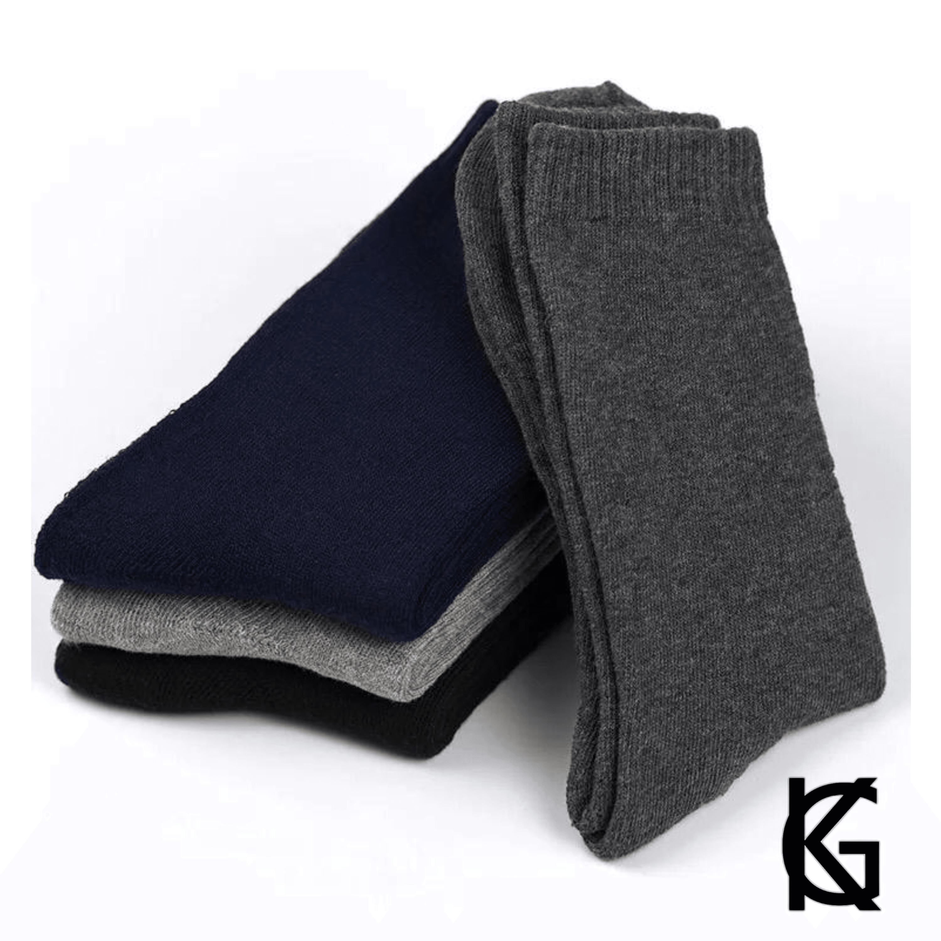 Men's Cotton Blend Dress Socks (10-13) by GK