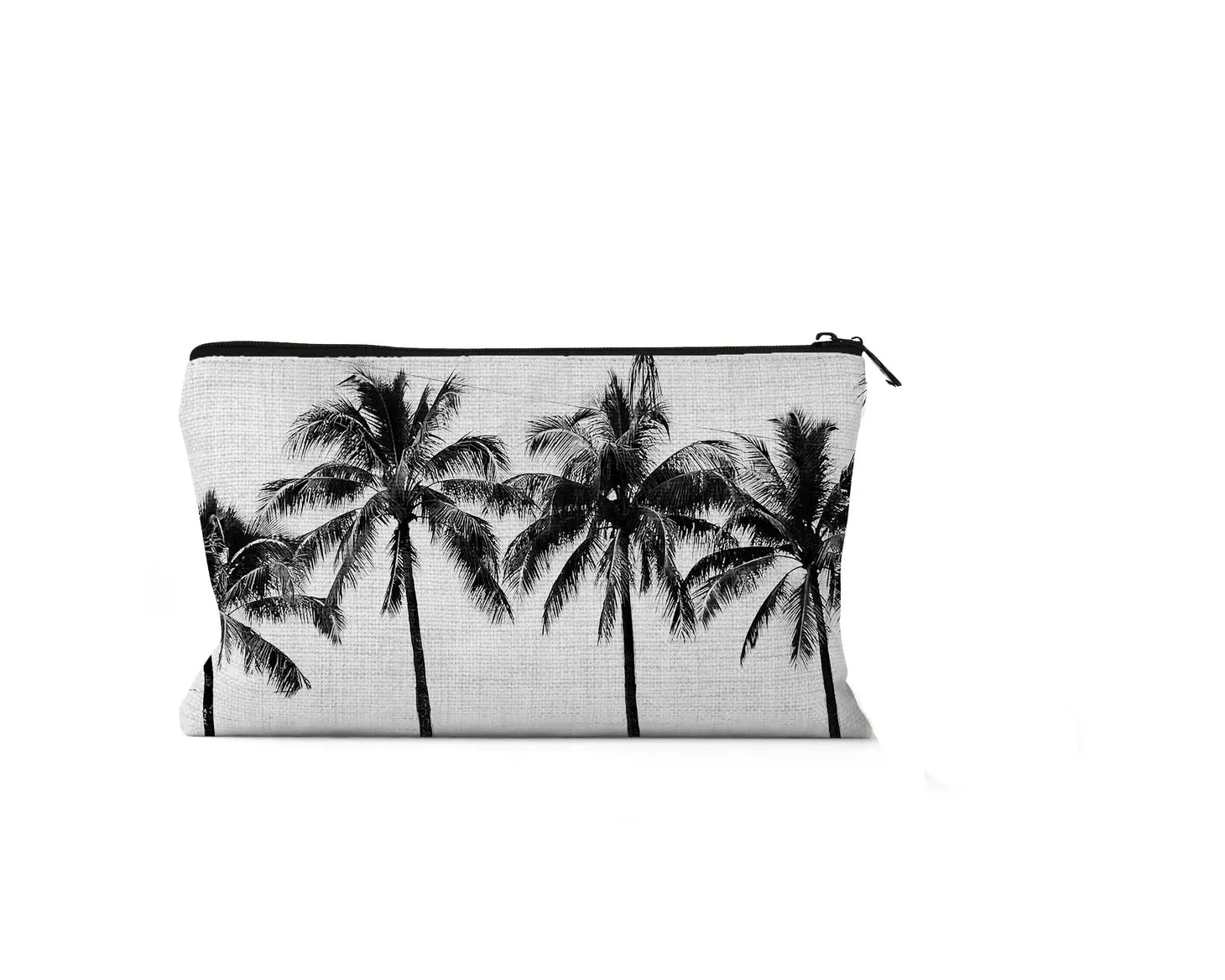 Black and White Palms Pouch, Father's Day Gift