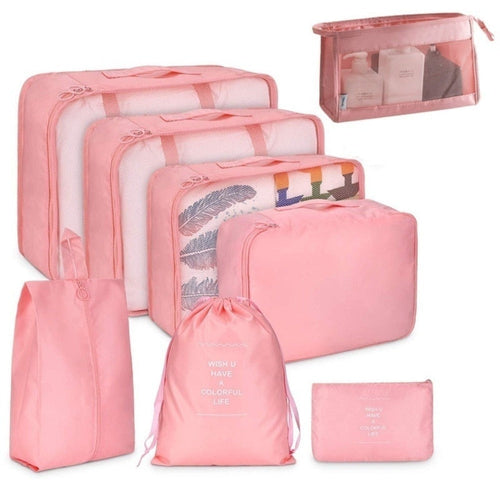 8 PCS Set Waterproof Organizer Storage Bag