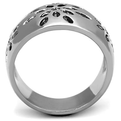 Women Stainless Steel No Stone Rings TK1684