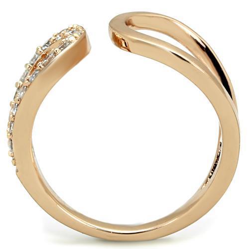 Women Stainless Steel Cubic Zirconia Rings TK1694