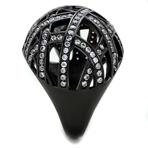 Women Stainless Steel Cubic Zirconia Rings TK1734