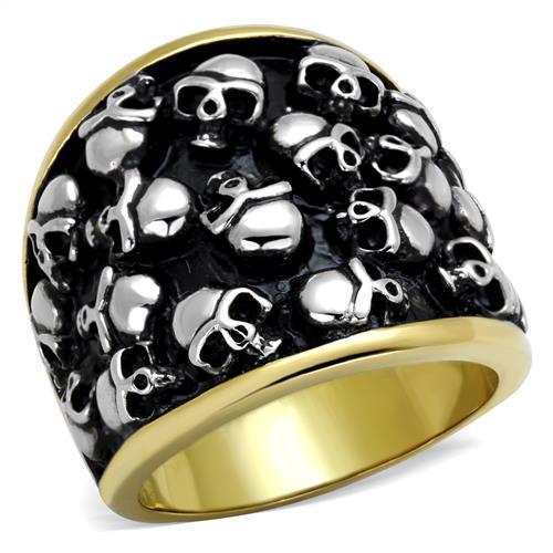 Men Stainless Steel No Stone Rings TK2057