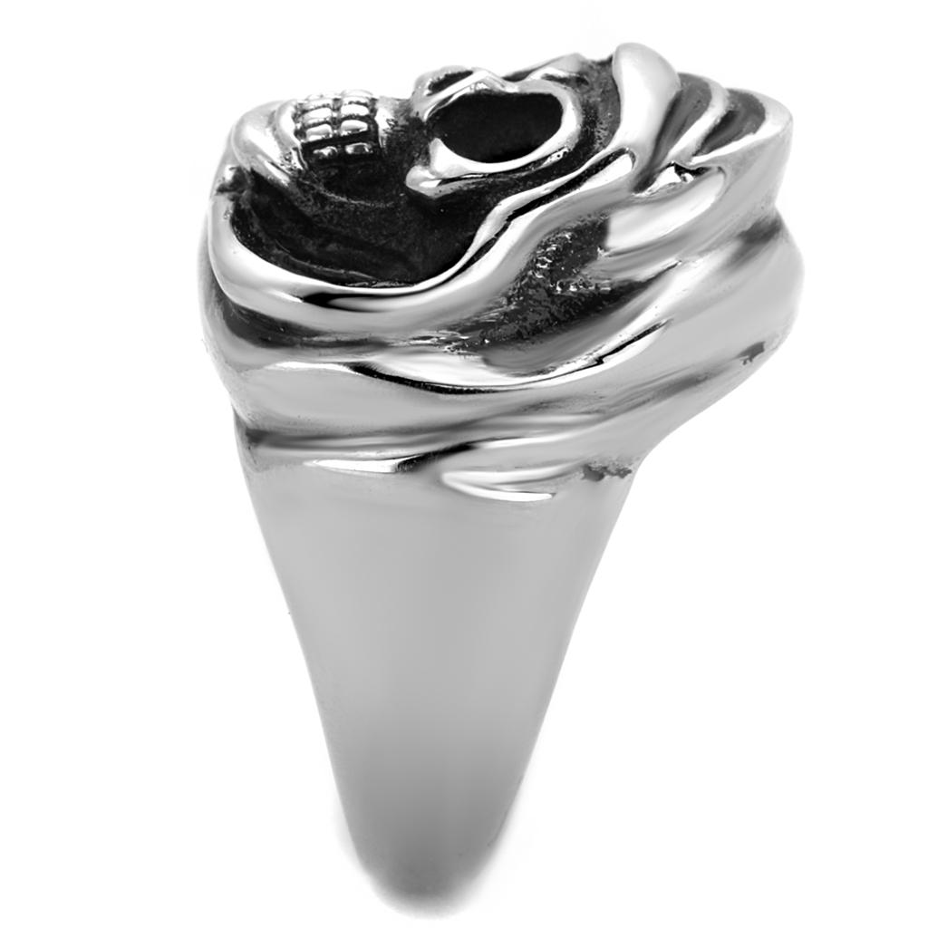 Men Stainless Steel No Stone Rings TK2063