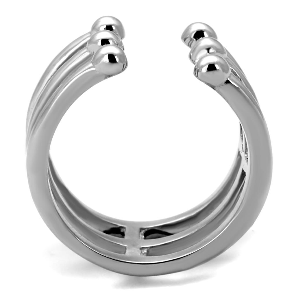 Women Stainless Steel No Stone Rings TK2267