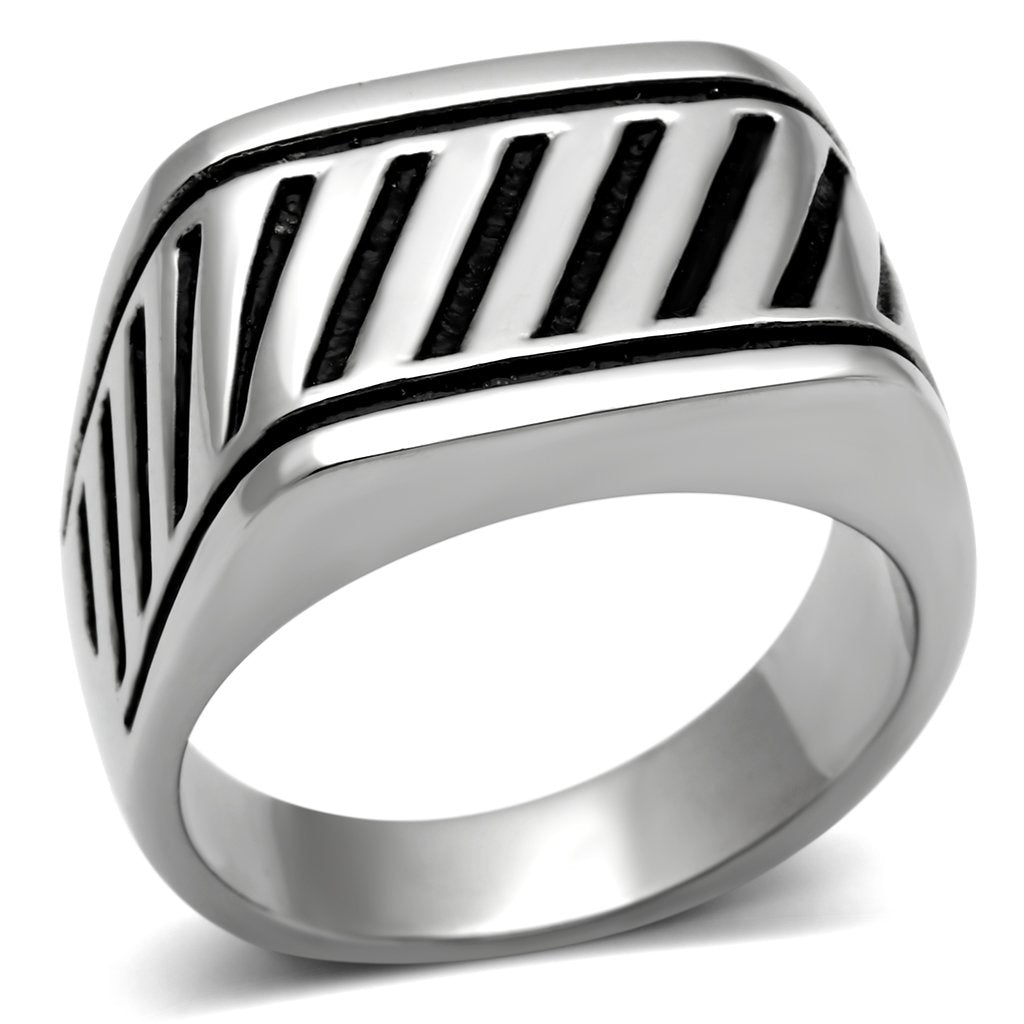 Men's Stainless Steel No Stone Rings TK380