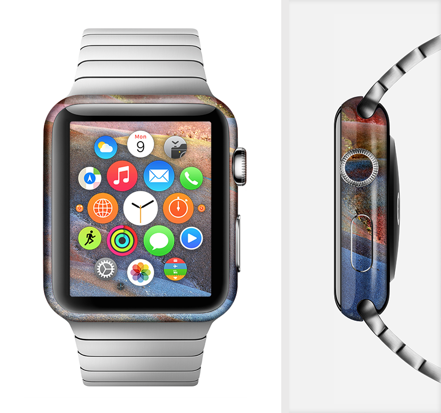 The Multicolored Slate Full-Body Skin Kit for the Apple Watch