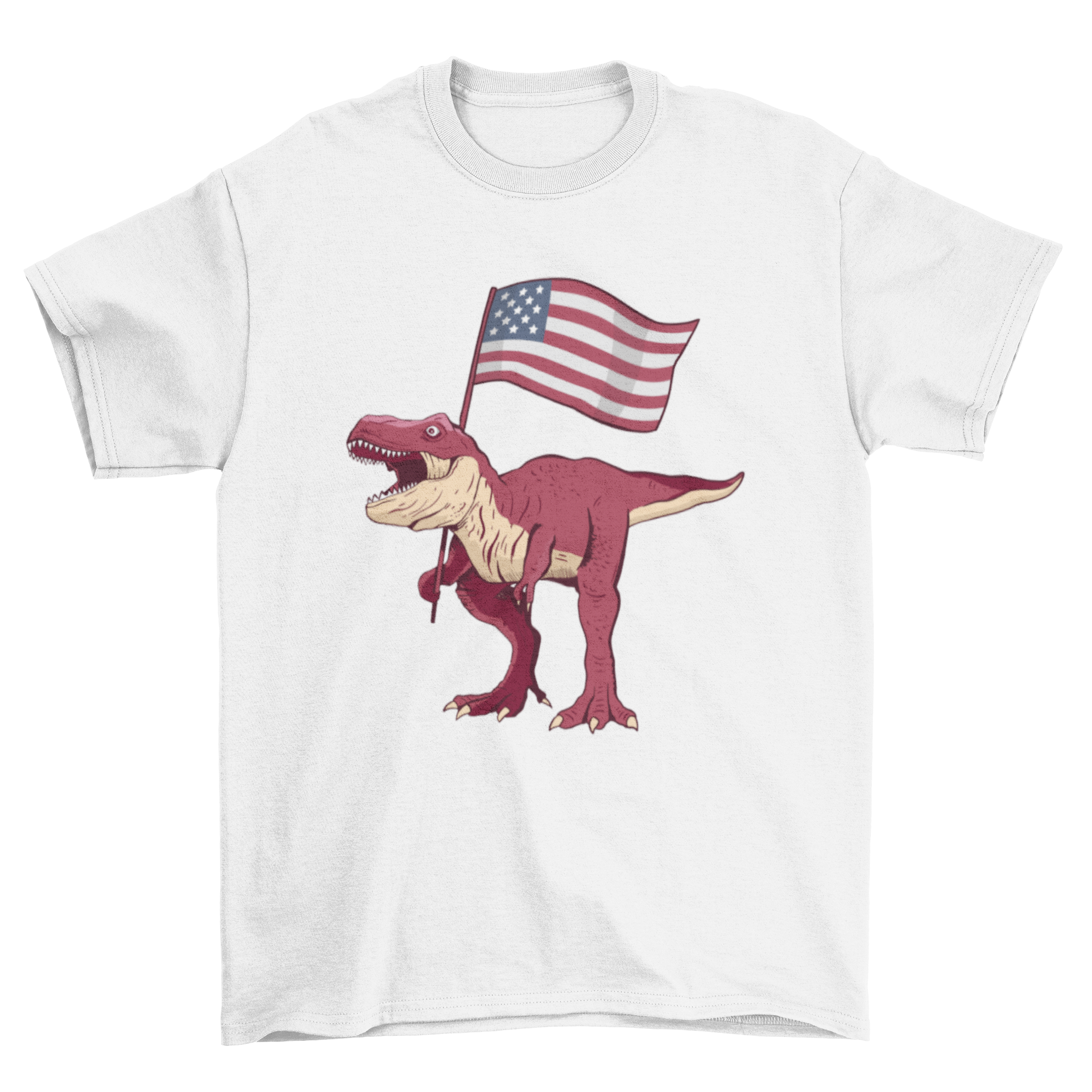 Patriotic T-rex T-shirt