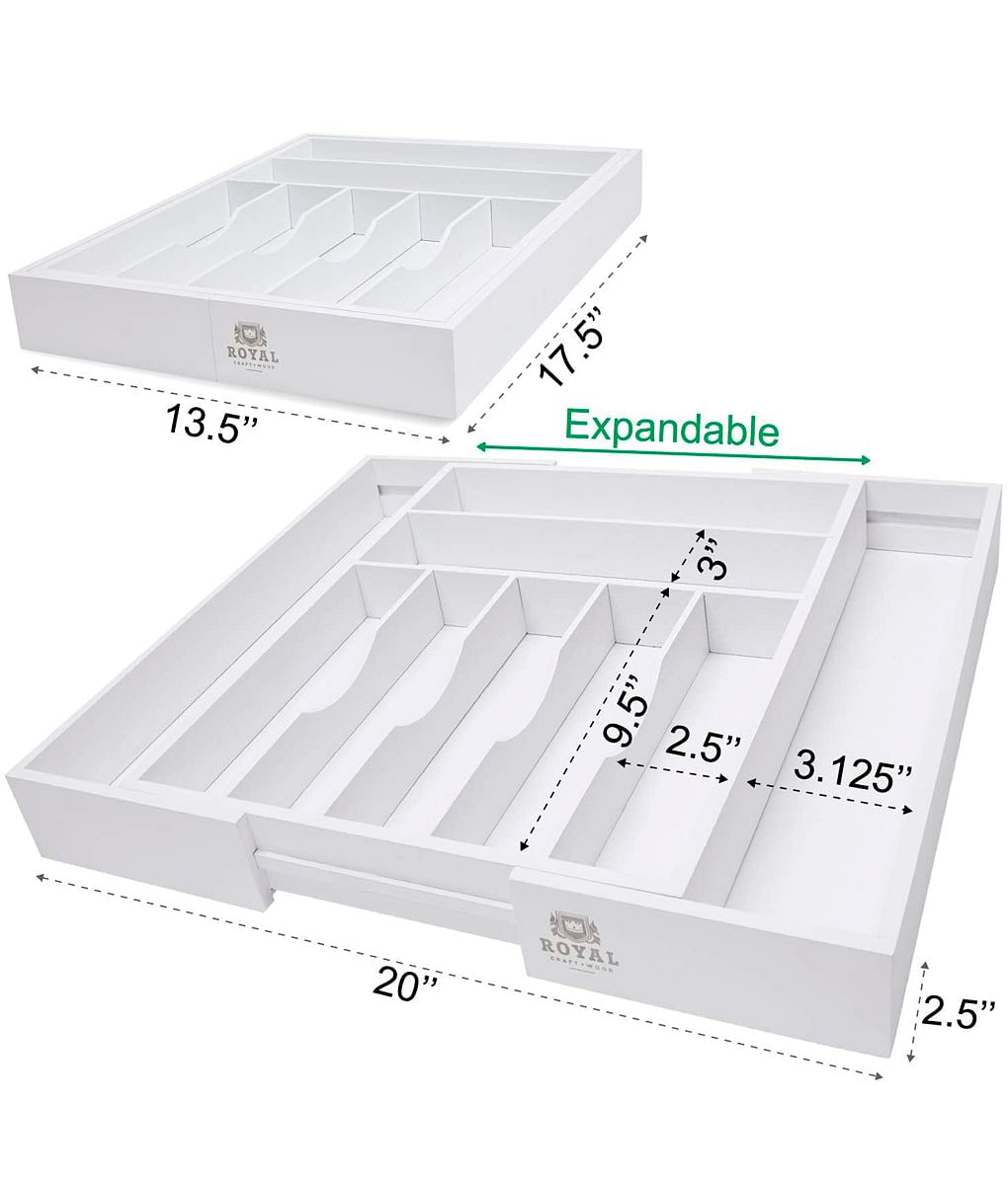 White Drawer Organizer