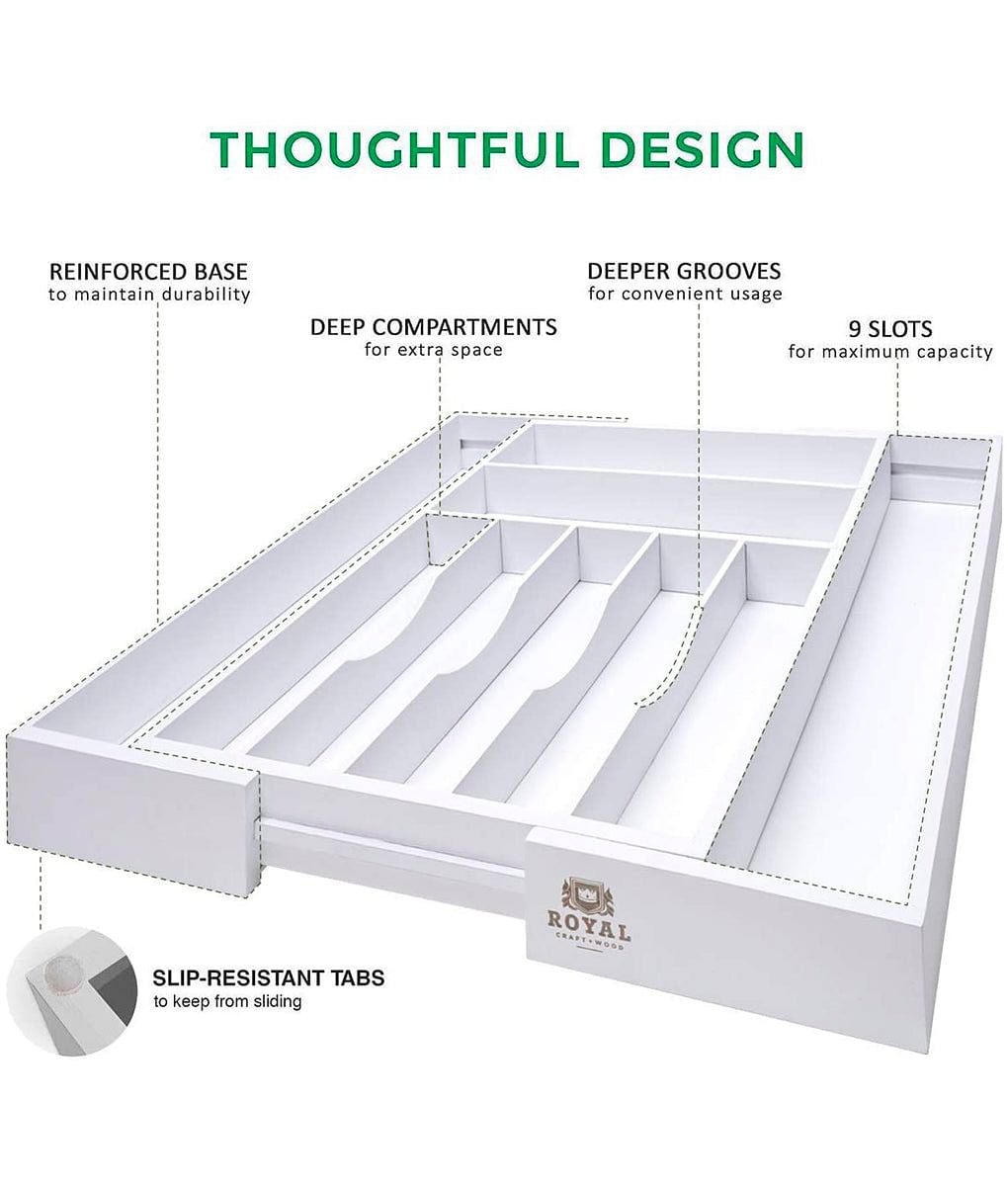 White Drawer Organizer