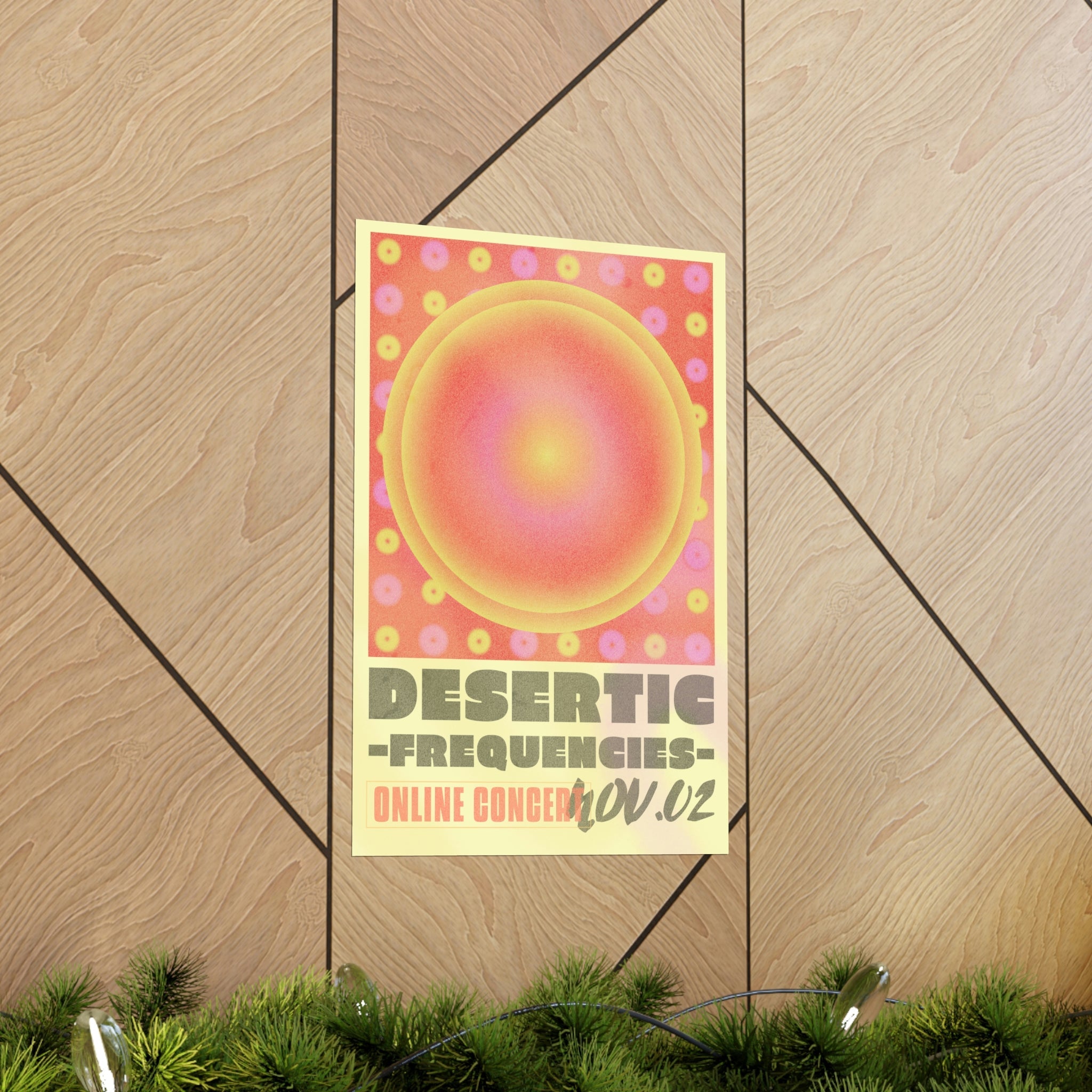 Online Concert Gradient Poster