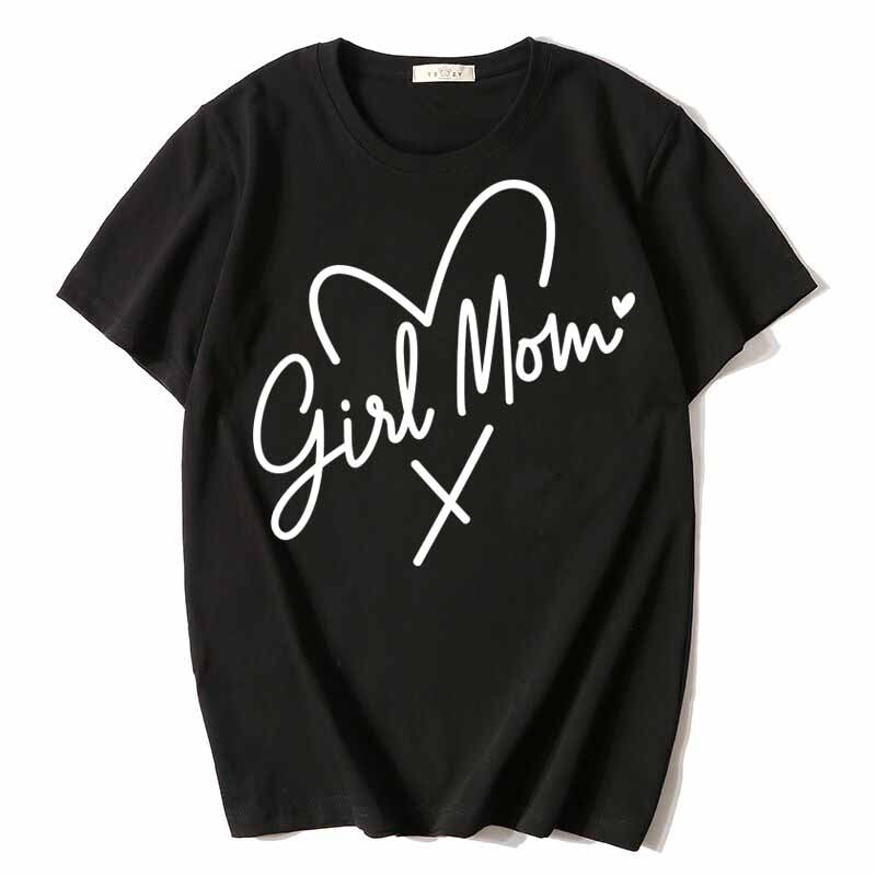 Girl Mom Mother Graphic Tee