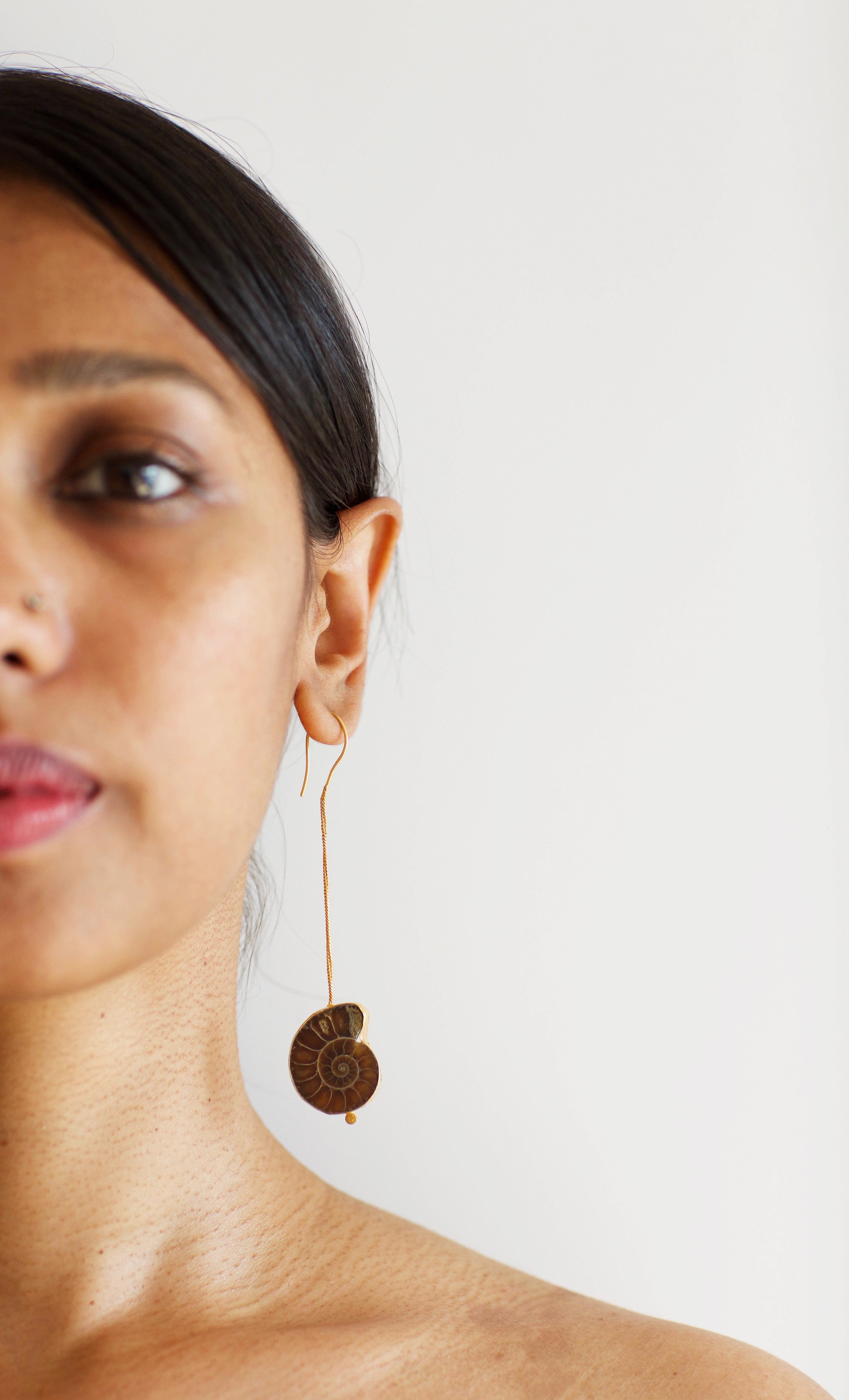 Ammonite Earrings