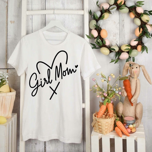 Girl Mom Mother Graphic Tee