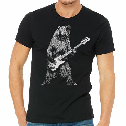 Bear Playing Bass Guitar