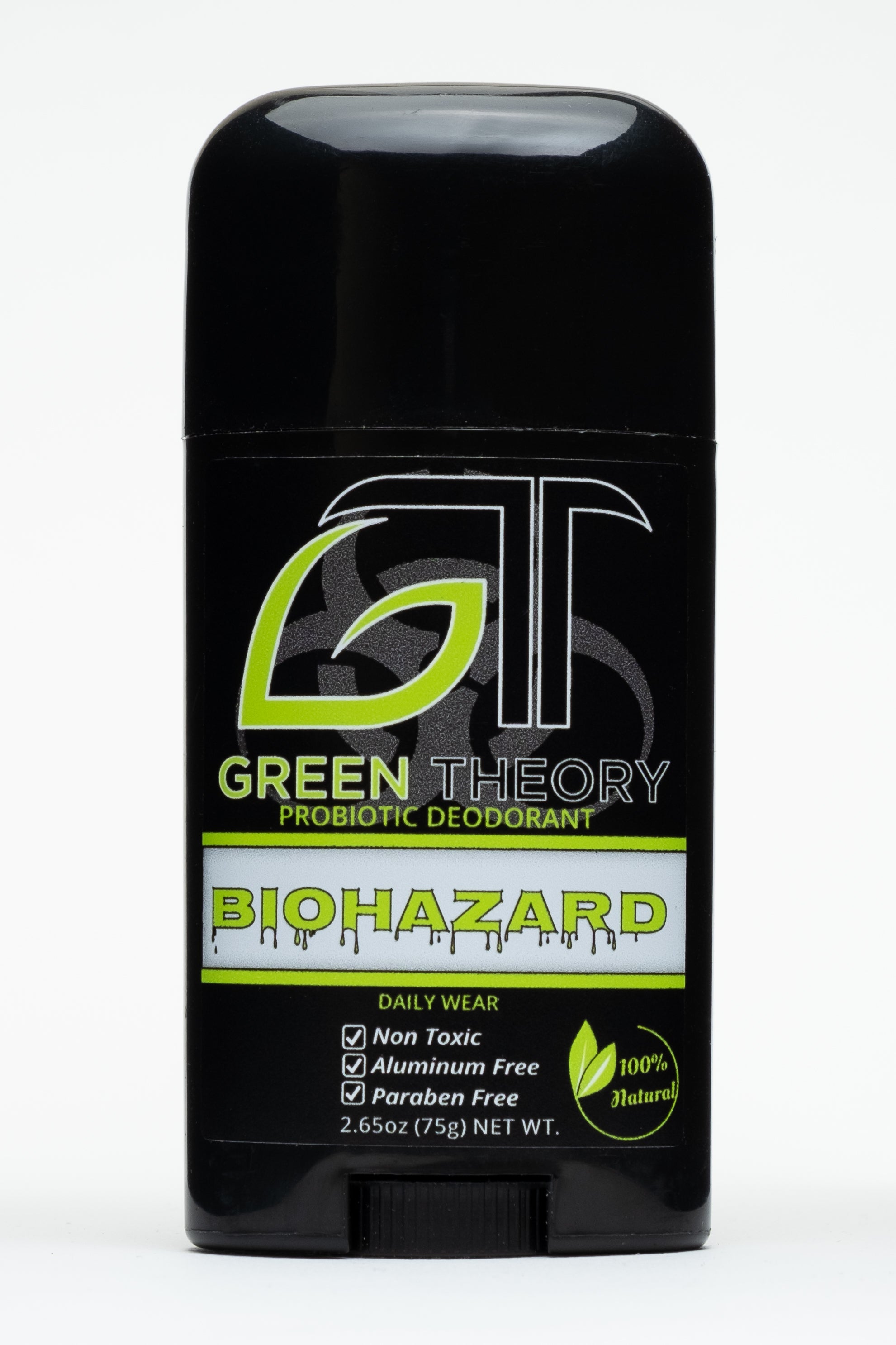 Biohazard Probiotic Natural Aluminum-Free Deodorant - Men's